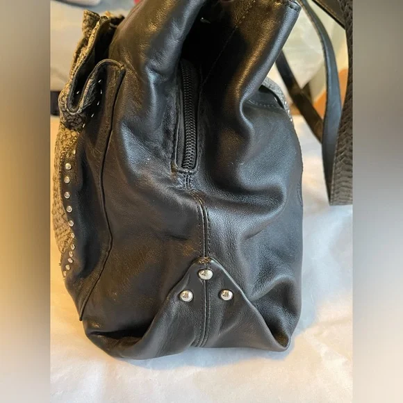 ❣️Real Snake + Lambskin Leather ❣️Bag❣️ - Picture 6 of 15